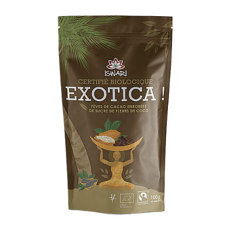 Végami vous propose : Exotica - pepites cacao et sucre de coco 100g