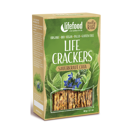 Végami vous propose : Crackers choucroute graines de chia 60g