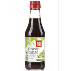 Un monde Vegan vous propose : Sauce soja tamari wasabi et coriandre 250ml - bio