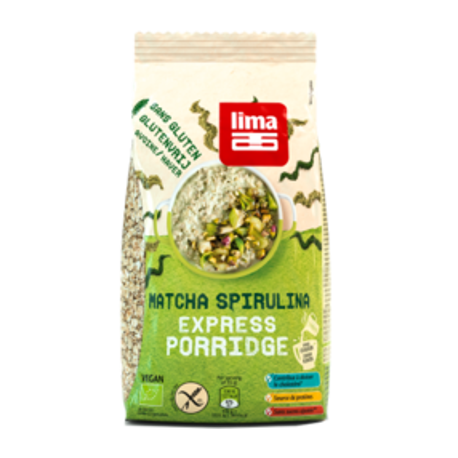Végami vous propose : Express porridge matcha spirulina 350g - bio