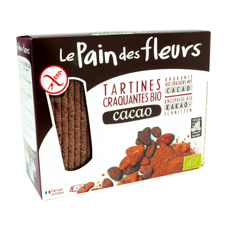 Végami vous propose : Tartines craquantes cacao 150g - bio
