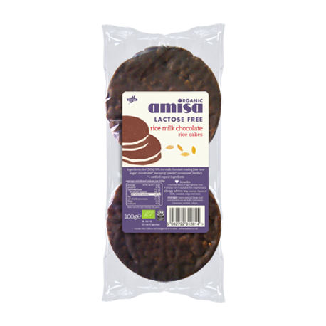 Végami vous propose : Galettes de riz chocolat nature 100g