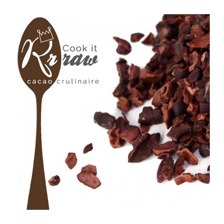 Végami vous propose : Pepites de cacao cru 250g