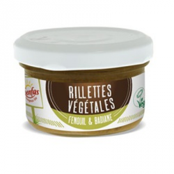 Un Monde Vegan vous propose : Rillettes fenouil badiane 90g - bio