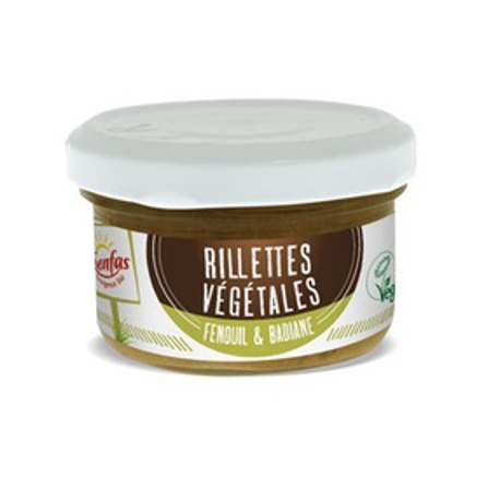 Un Monde Vegan vous propose : Rillettes fenouil badiane 90g - bio