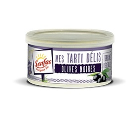 Un Monde Vegan vous propose : Tarti delis olives noires 125g - bio