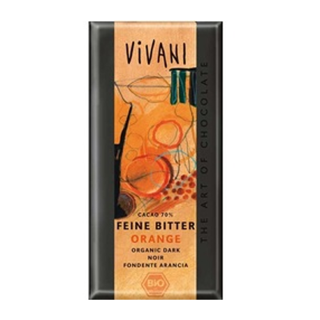 Un Monde Vegan vous propose : Chocolat noir orange 100g
