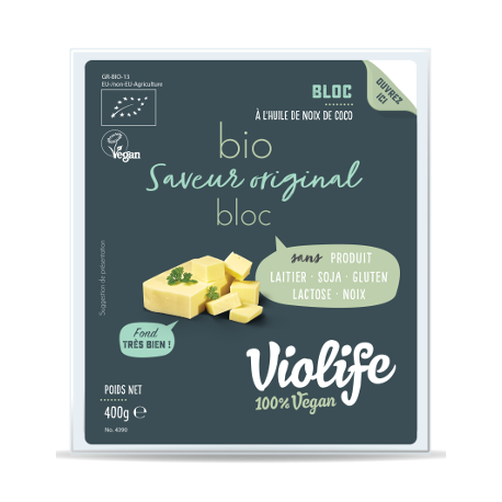 Végami vous propose : Violife original en bloc bio 400g