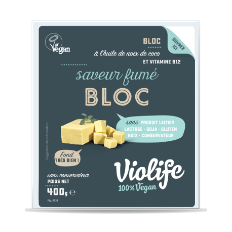 Végami vous propose : Violife fumé en bloc 400g