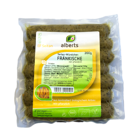 Végami vous propose : Saucisses de seitan frankische 200g - bio
