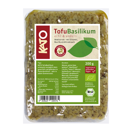 Végami vous propose : Tofu basilic 200g - bio