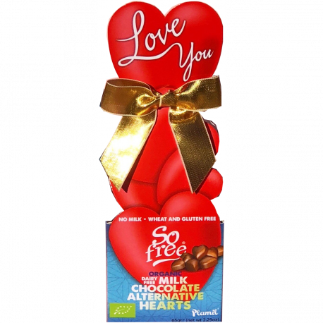 Végami vous propose : Coeurs en chocolat 65g