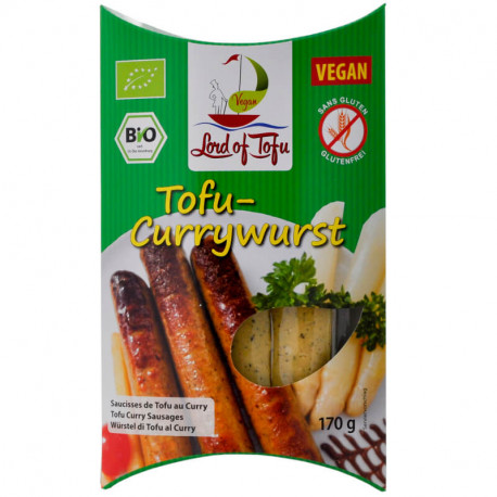 Végami vous propose : Saucisses au curry 170g - bio