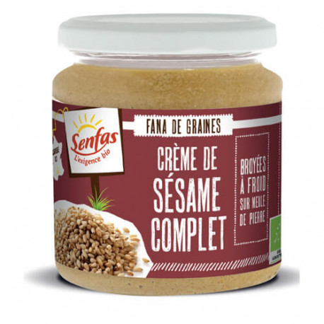 Un Monde Vegan vous propose : Crème de sésame complet 300g - bio