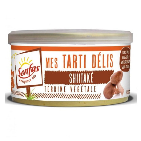 Un monde Vegan vous propose : Tarti delis shiitake 125g - bio