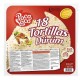 Végami vous propose : 18 tortilles 30cm 1,8kg