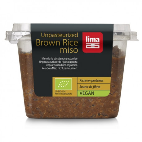 Végami vous propose : Miso de riz brun non pasteurisé 300g - bio