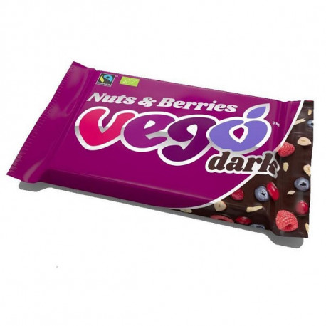 Végami vous propose : Vego dark nuts berries 85g