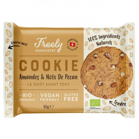 Végami vous propose : Cookie aux amandes et noix de pécan 65g - bio