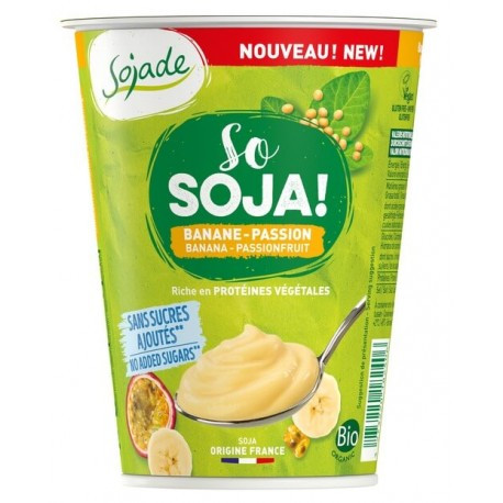 Végami vous propose : Sojade banane passion 400g