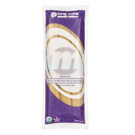 Végami vous propose : Nouilles de riz brun et millet 250g - bio