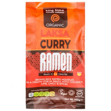 Végami vous propose : Nouilles ramen laksa curry instantané 105g