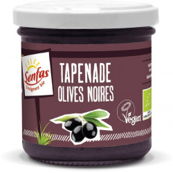 Un Monde vegan vous propose : Tapenade olives noires 135g - bio