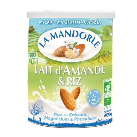 Végami vous propose : Préparation lait d'amande riz 400g