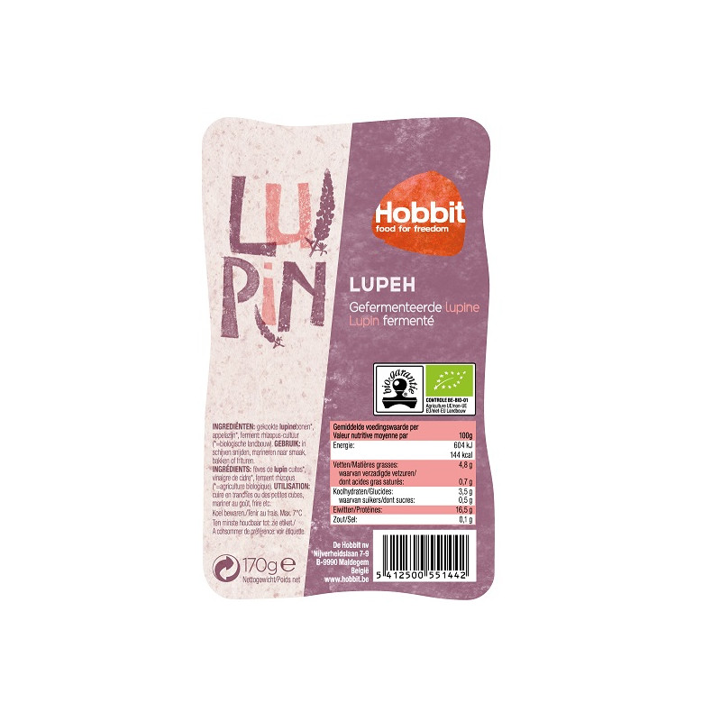 Tempeh de lupin lupeh 170g Un monde vegan