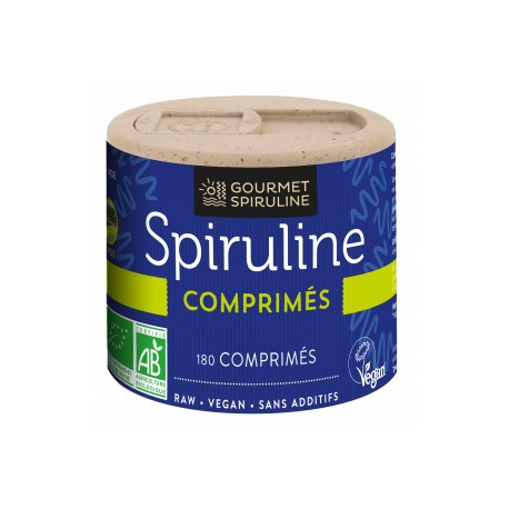 Végami vous propose : Spiruline crue en comprimé 90g - bio