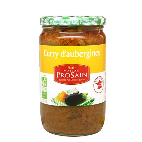 Végami vous propose : Curry d'aubergines 650g - bio