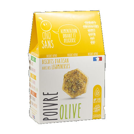 Végami vous propose : Billes apéro olive poivre 100g - bio