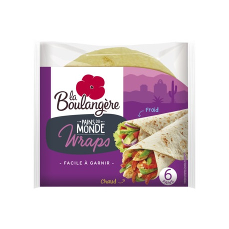 Végami vous propose : 6 wraps 370g