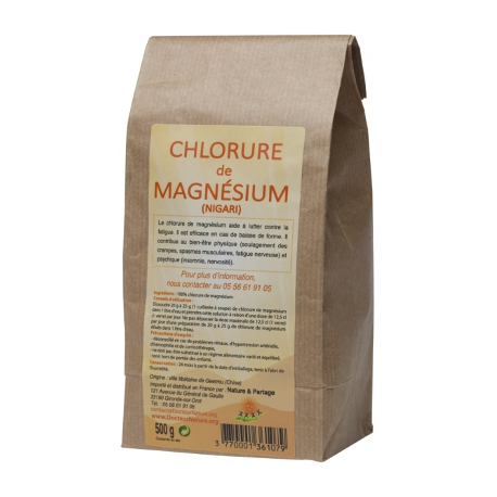 Végami vous propose : Chlorure de magnesium (nigari) 500g