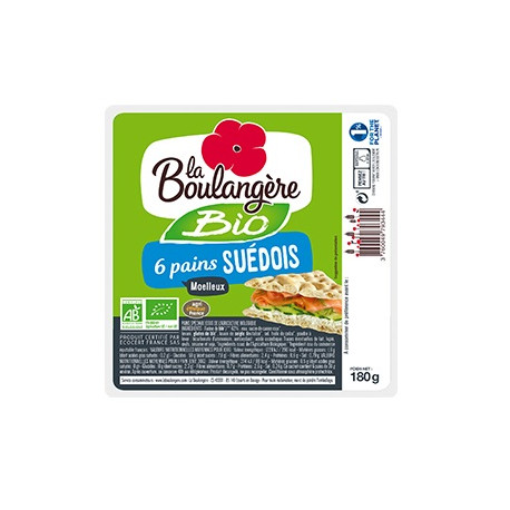 Végami vous propose : 6 pain suédois 180g