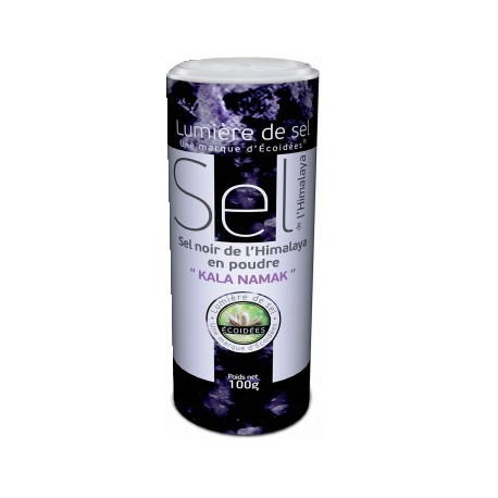 Un Monde Vegan vous propose : Kala namak sel noir de l'himalaya en poudre 100g