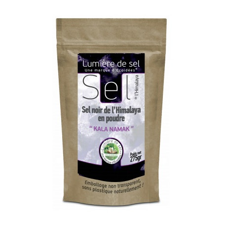 Un Monde Vegan vous propose : Kala namak sel noir de l'himalaya en poudre 275g