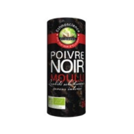 Végami vous propose : Poivre noir moulu 100g - bio