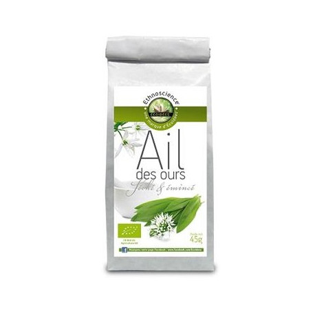 Un Monde Vegan vous propose : Ail des ours - feuilles séchées 45g - bio
