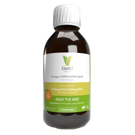 Végami vous propose : Opti3 liquide (omega 3 : chaine longue) 150ml