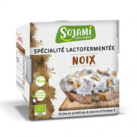 UN monde Vegan vous propose : Sojami noix à tartiner 125g - bio