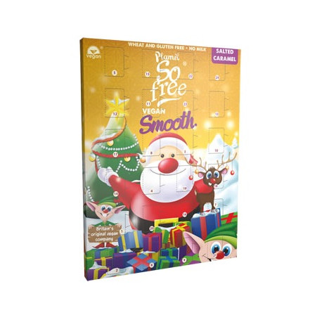 Végami vous propose : Calendrier de l'avent chocolat caramel salé 100g
