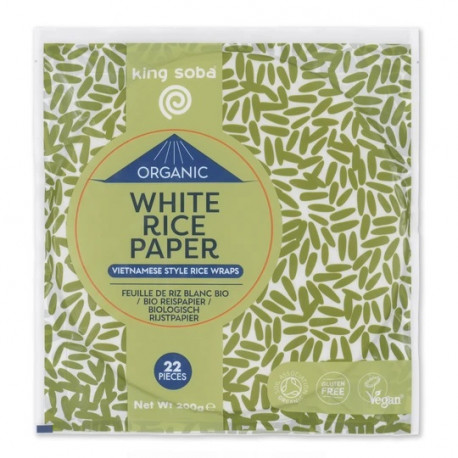 Végami vous propose : 22 feuilles de riz blanc 200g - bio
