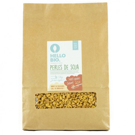 Un Monde Vegan vous propose : Perles de soja 1kg - bio