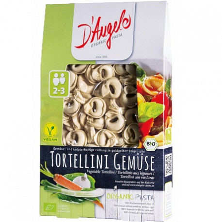 Un monde Vegan vous propose : Tortellini aux légumes 250g - bio