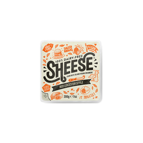Végami vous propose : Sheese saveur Red cheddar leicester style 200g