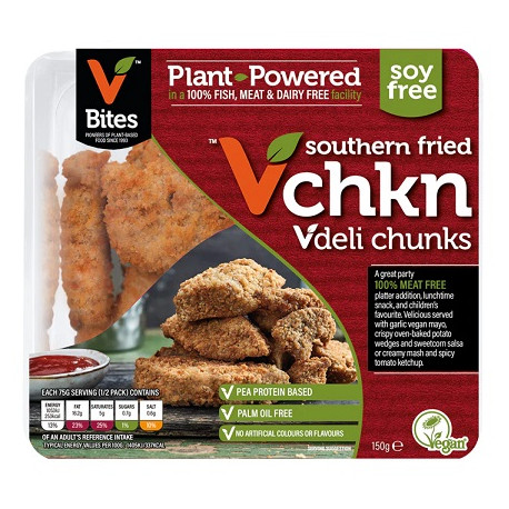 Végami vous propose : Morceaux végétaux panés et frits maxi 500g