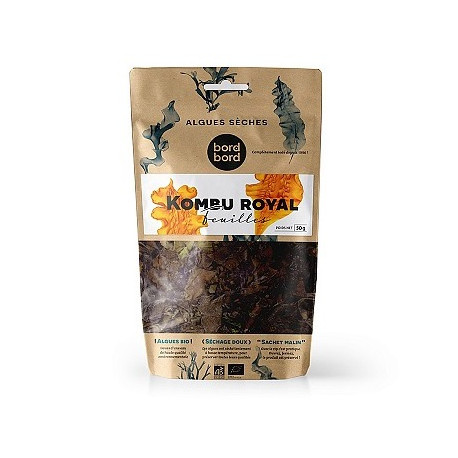 Un Monde Vegan vous propose : Kombu royal feuilles 50g - bio
