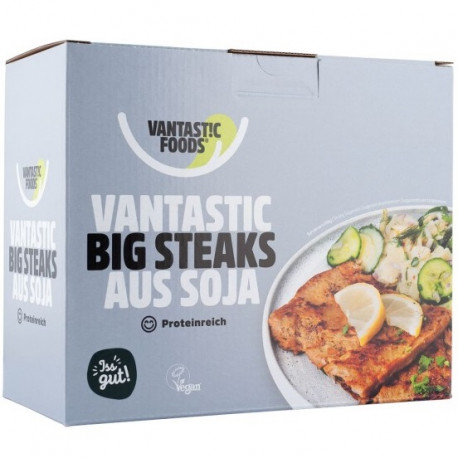 Végami vous propose : Protéines de soja big steak 500g