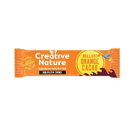 Végami vous propose : Barre protéinée orange cacao 40g